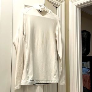 Under Armor cold gear mock compression long sleeve. XL. White.